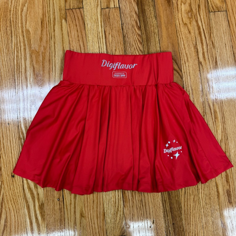 Digiflavor Powered by Geek Bar Red Women's Athletic Skort